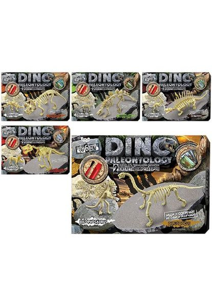 Набор для проведения раскопок "DINO PALEONTOLOGY" цвет разноцветный 00-00172997 Danko Toys (314890553)