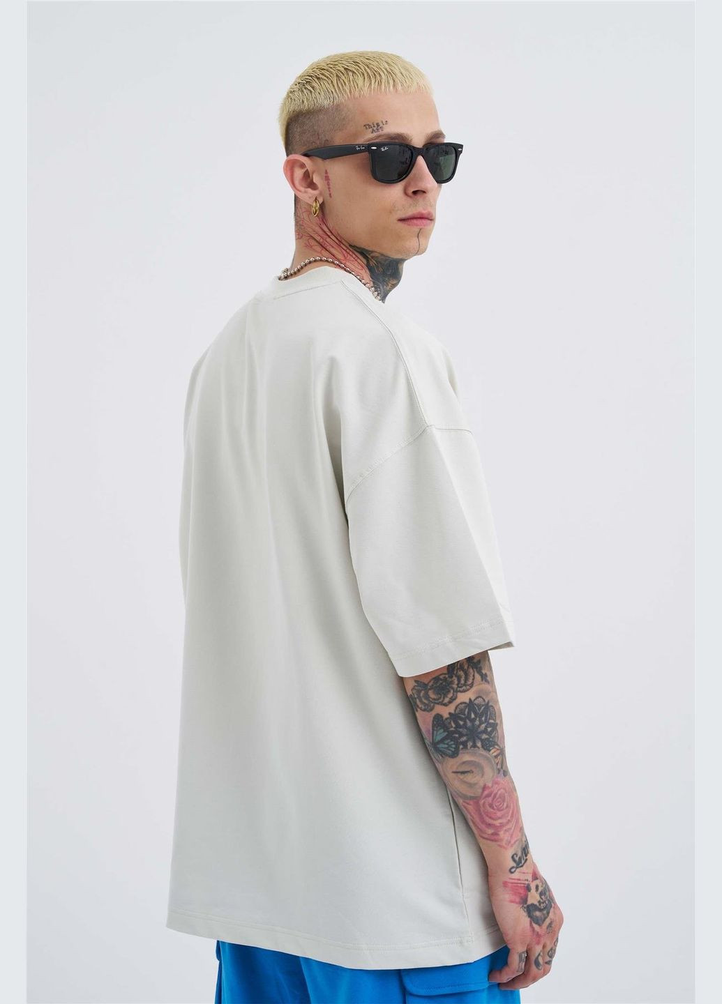 Светло-зеленая футболка relaxed basic Machinist