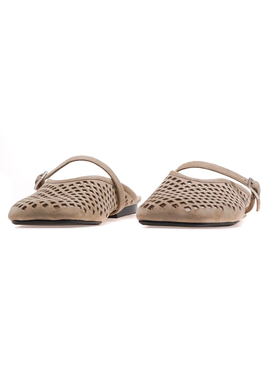 Бежевые шлепанцы женские am10503t-1-y16a/beige well Arees Meniwa