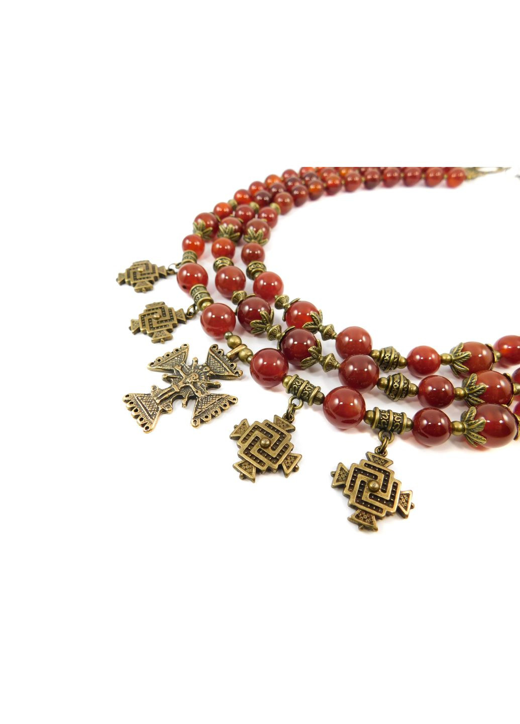 Намисто "Всеслава" Сердолік Fursa fashion (322315326)