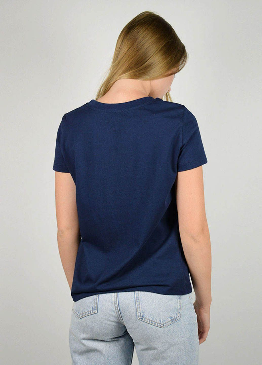 Синя літня футболка жіноча синя 101029 Power