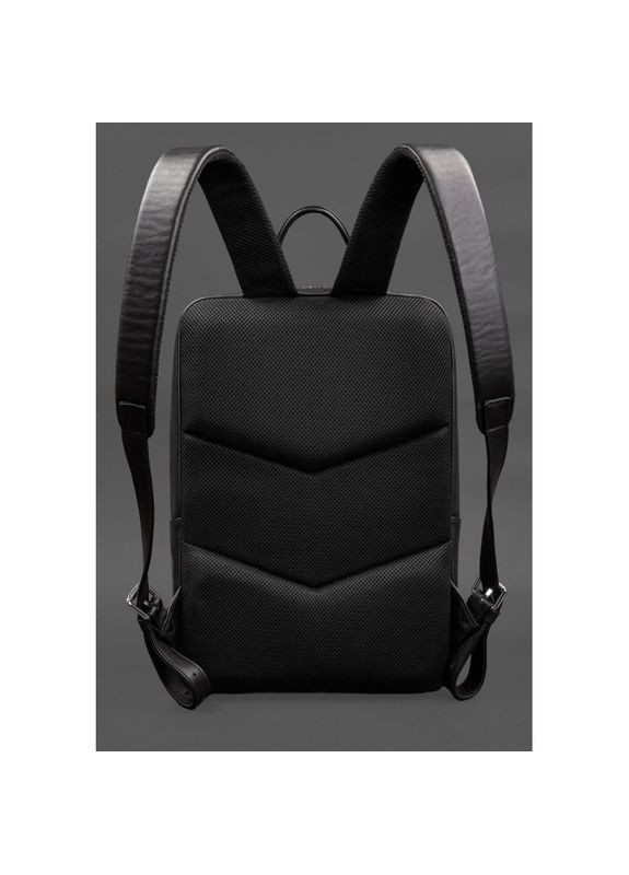 Рюкзак для ноутбука чоловічий шкіряний Foster 1.1 Чорний BlankNote (301871519)