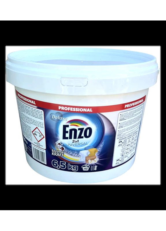 Enzo Universal сипучий пральний порошок универсальный на 92 прання, 6,5 кг. Deluxe (338225014)