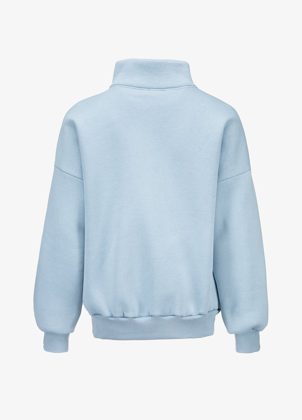 Голубой свитшот однотонный женский 2410 голубой (2000990761095w) shop (2000990761095) Blue World (316002243)