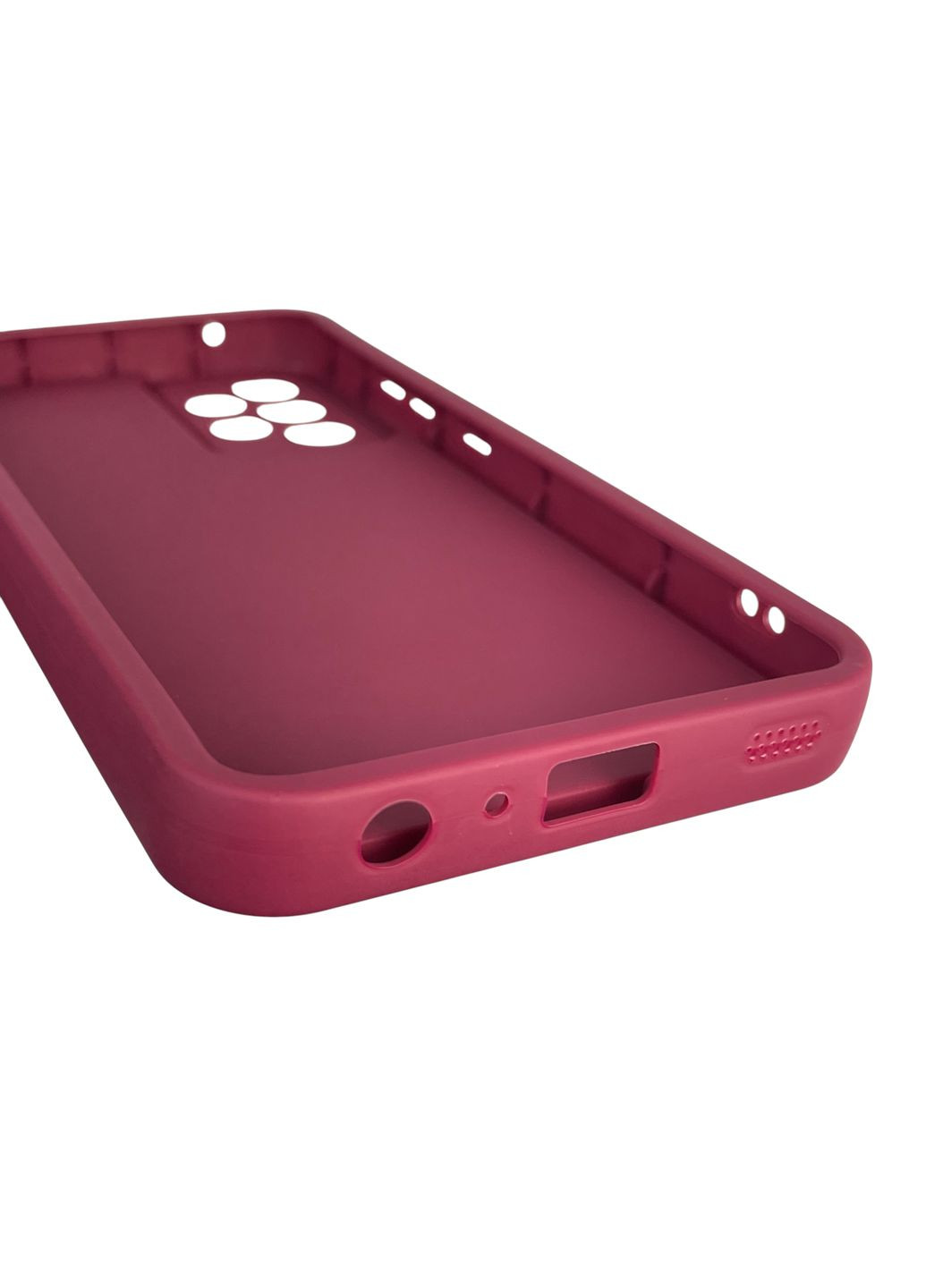 Чохол силіконовий Soft Touch з 3D принтом для Galaxy A52 5G (SM-A526) бордовий (Повний захист камери) Samsung (371652997)