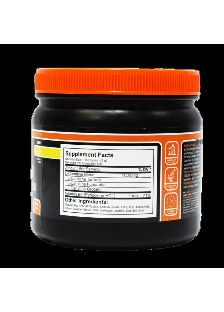 Жироспалювач для схуднення Triple Fat Loss Лимон 500 г BioLine Nutrition (369735088)