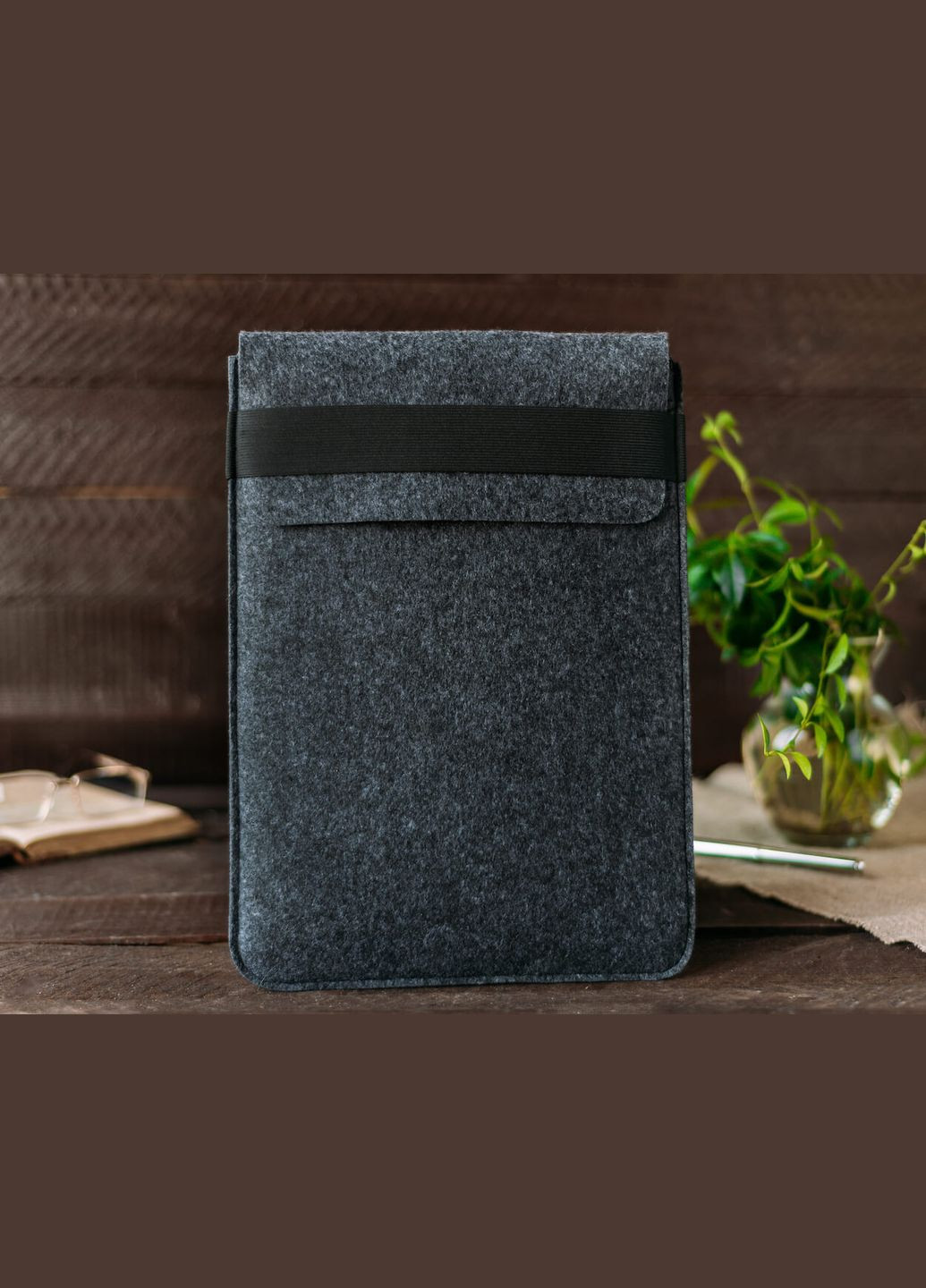 Чехол для ноутбука для Macbook Pro 13 New Серый, Конверт, На резинке (GM71-13New) Gmakin (343049146)