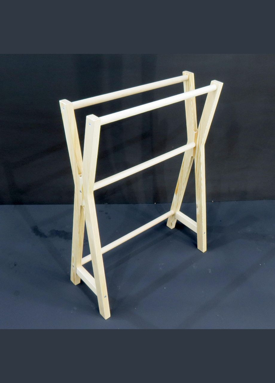 Стойка-вешалка напольная из дерева Геллерт 60 бланже (СШВ-601501) No Brand (328210577)