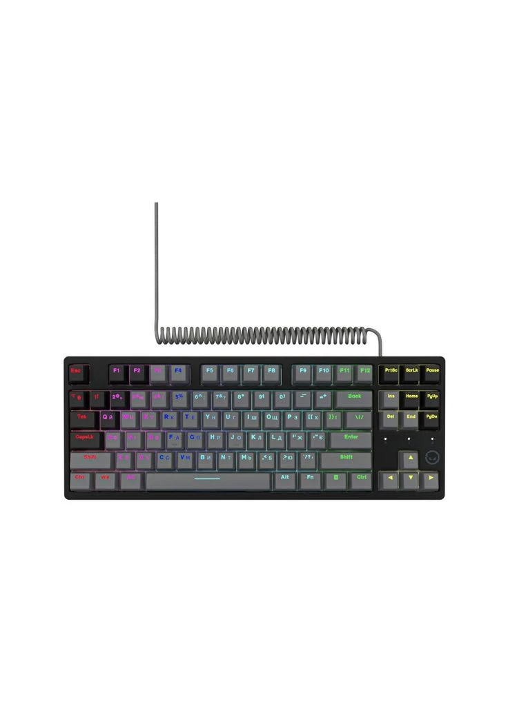 Клавіатура Azar 514TKL RGB Mechanical USB UA Black/Grey (ek12332) LORGAR Azar 514TKL RGB Mechanical USB UA Black/Grey (392042073)