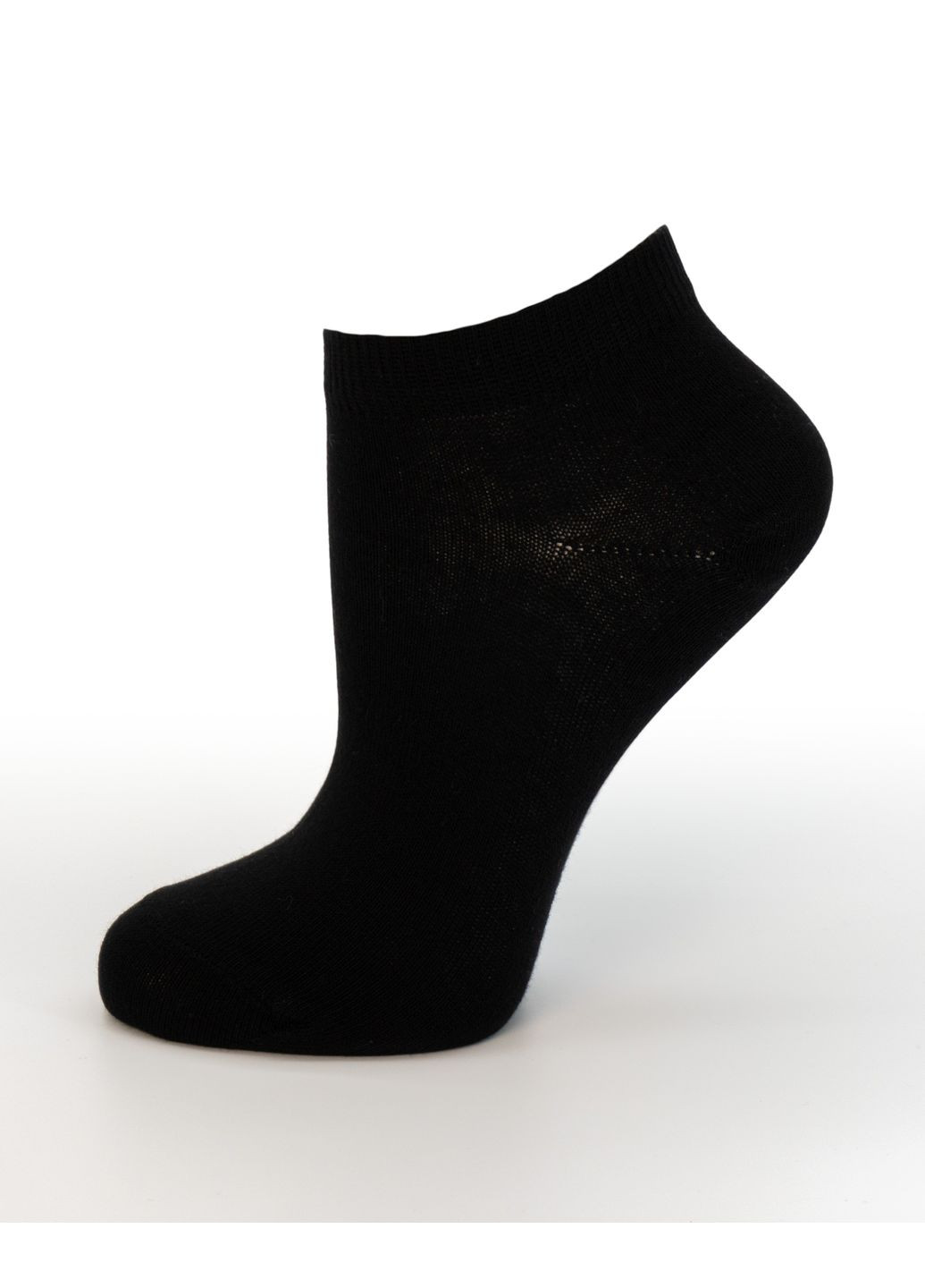 Чёрные носки жен. хлопчатобумажные (короткие), р.36-38, 00 серый-меланж Left&Right (358644654)