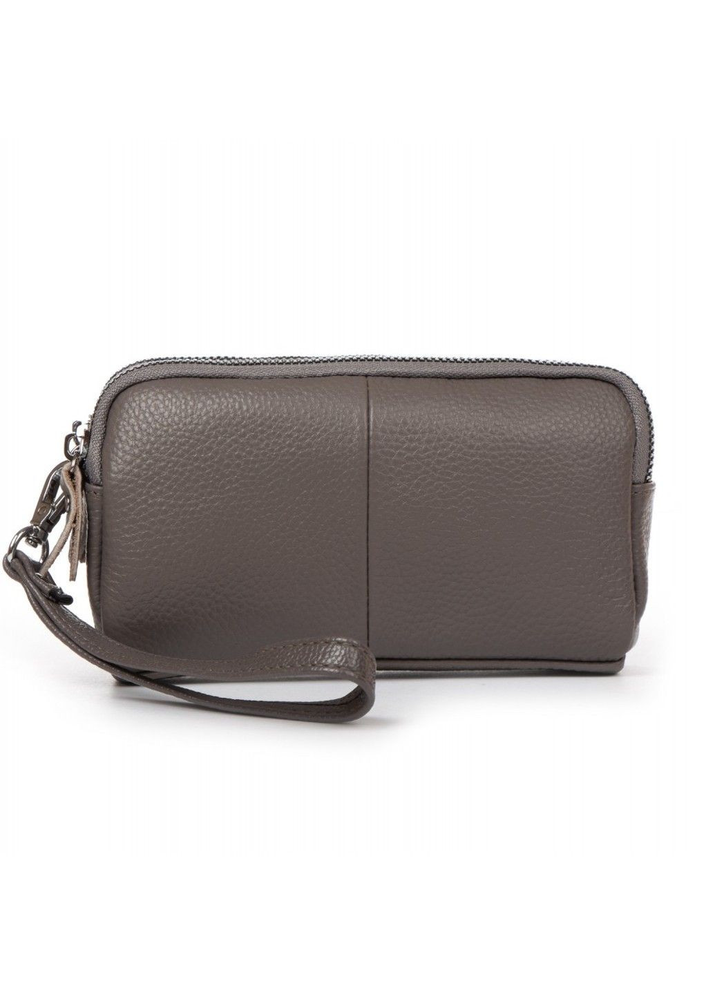 Жіноча шкіряна косметичка Cosmetic 6002-A grey Cossroll (293765225)