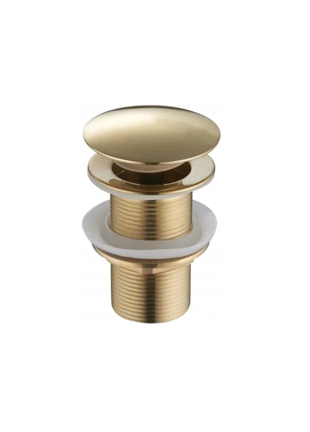 Донний клапан для раковини CLICK-CLACK GOLD без переливу * Mexen (392918684)