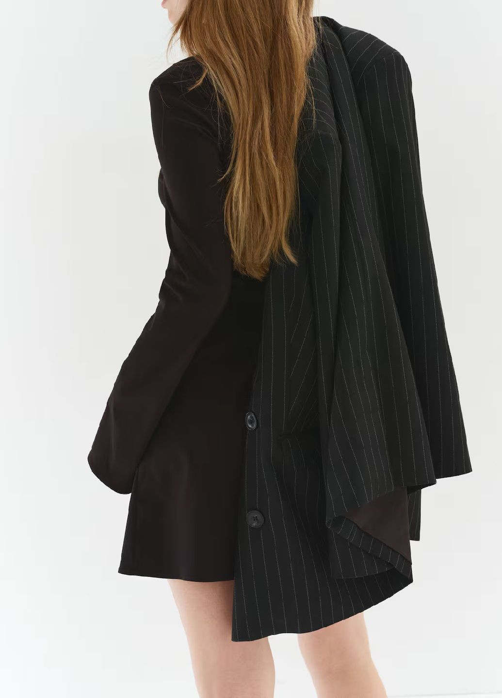 Чорна кежуал сукня H&M однотонна