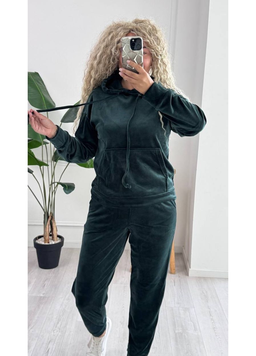 Костюм якісний велюр кофта з капюшоном та кишеня кенгуру,штани Україна (355262164)