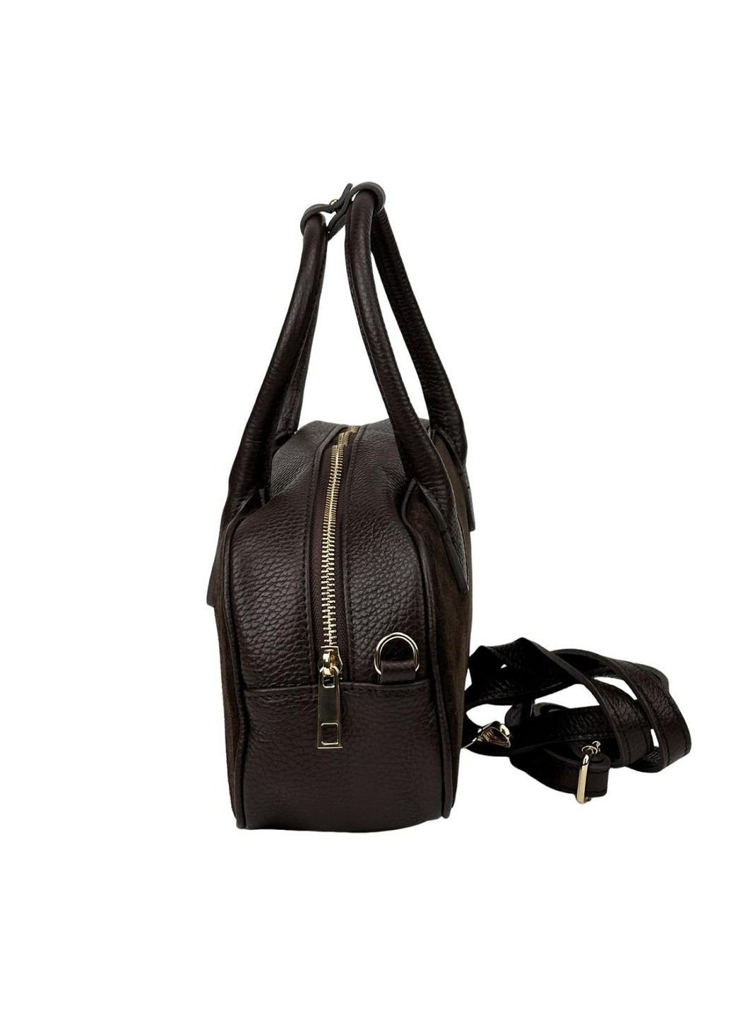 Замшева жіноча невелика сумка Italy F-IT-3017DB Firenze (315688167)