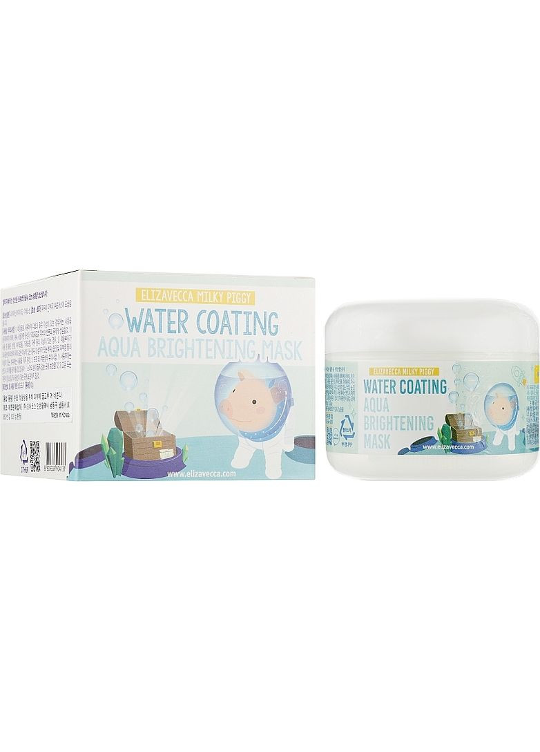 Маска ночная увлажняющая Face Care Milky Piggy Water Coating Aqua Brightening Mask 100ml (2-694906) Elizavecca (369797540)
