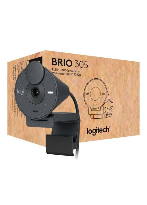 Веб-камера Brio 305 FHD для бизнес-графии (960-001469) Logitech Brio 305 FHD for Business Graphite (356149432)