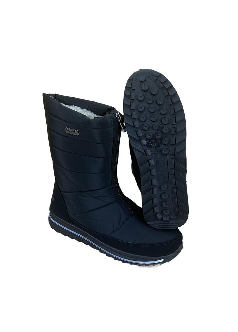 Дутики жіночі черевики високі чорні на замку 23108-10 Progres (259983958)