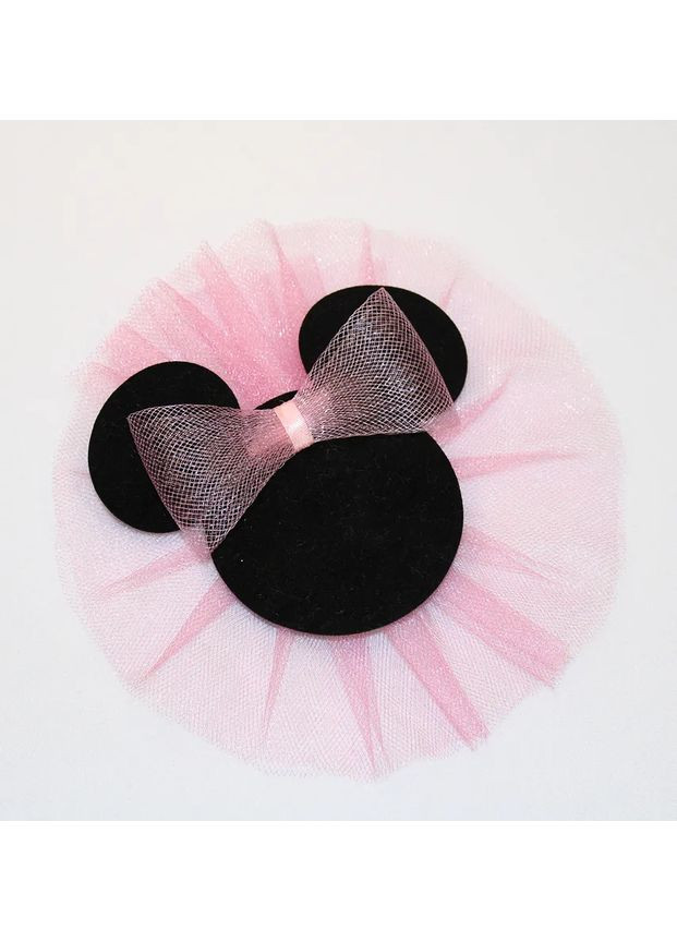 Нашивка тканева з декором "Мінні" d= (4723) No Brand (351365085)