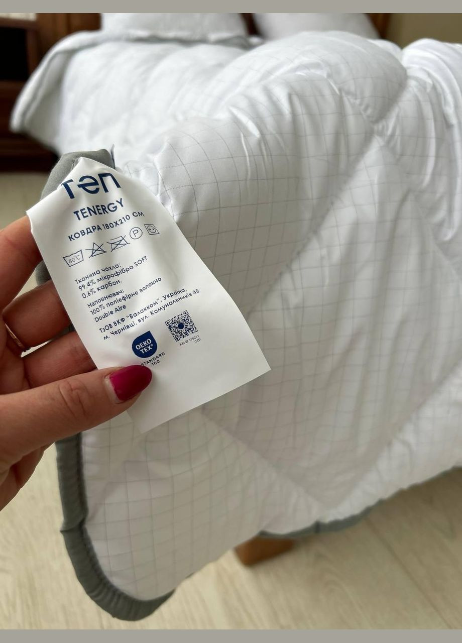 Ковдра зимова тепла TENERGY гіпоалергенна Білий см (П4К-mur-tep-kovdra-001-03) No Brand (308754796)
