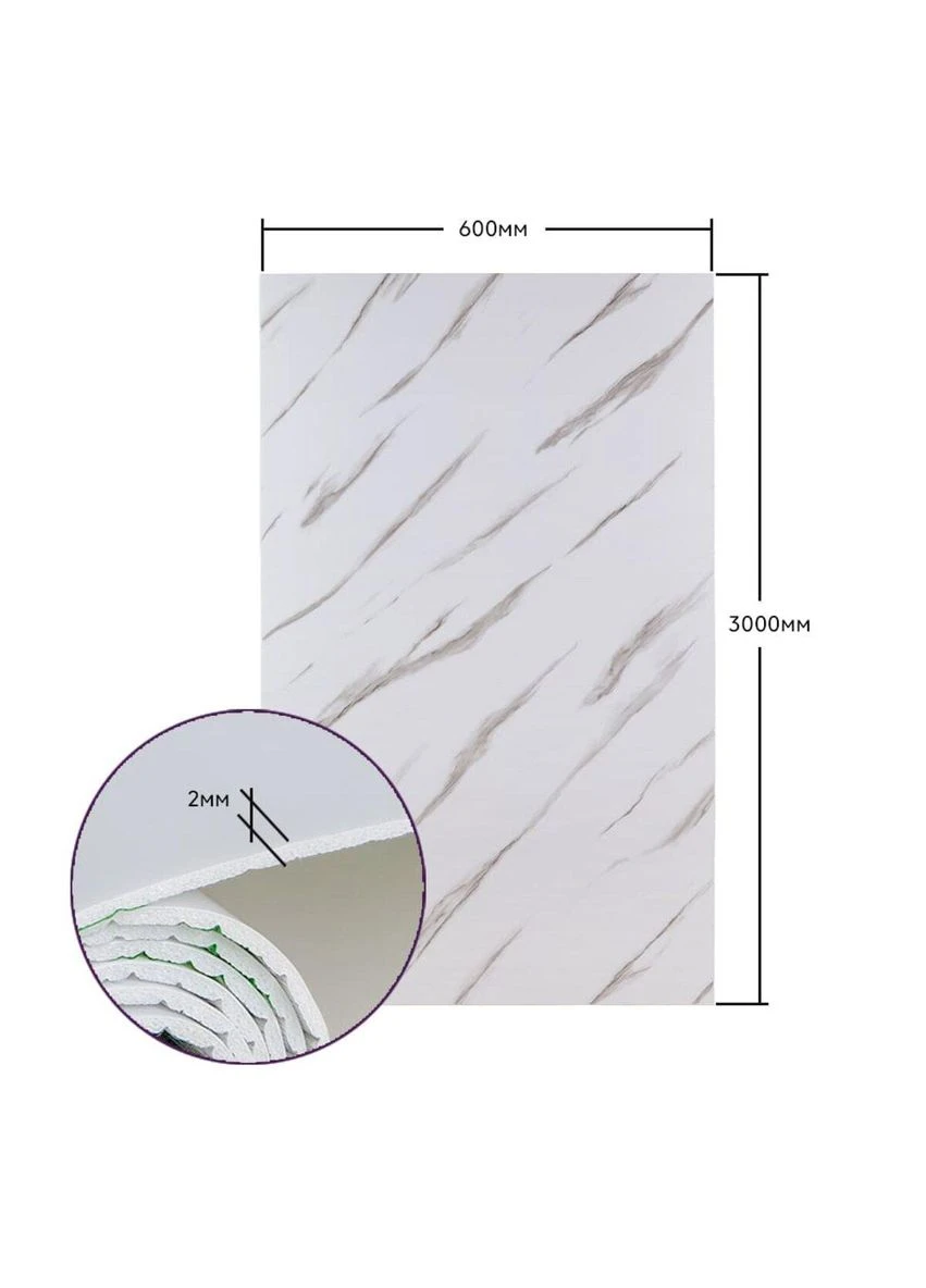 Самоклеящаяся стеновая PET плитка в рулоне 600х3000х2мм SW-00001691 Sticker Wall (398822238)