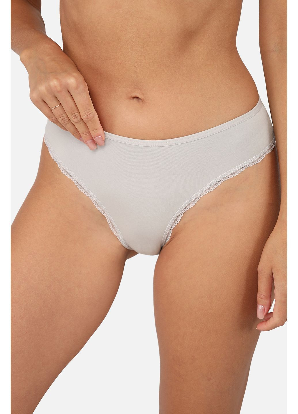Труси бразильяно жіночі колір світло-сірий CB-00282966 Nicoletta (357014781)