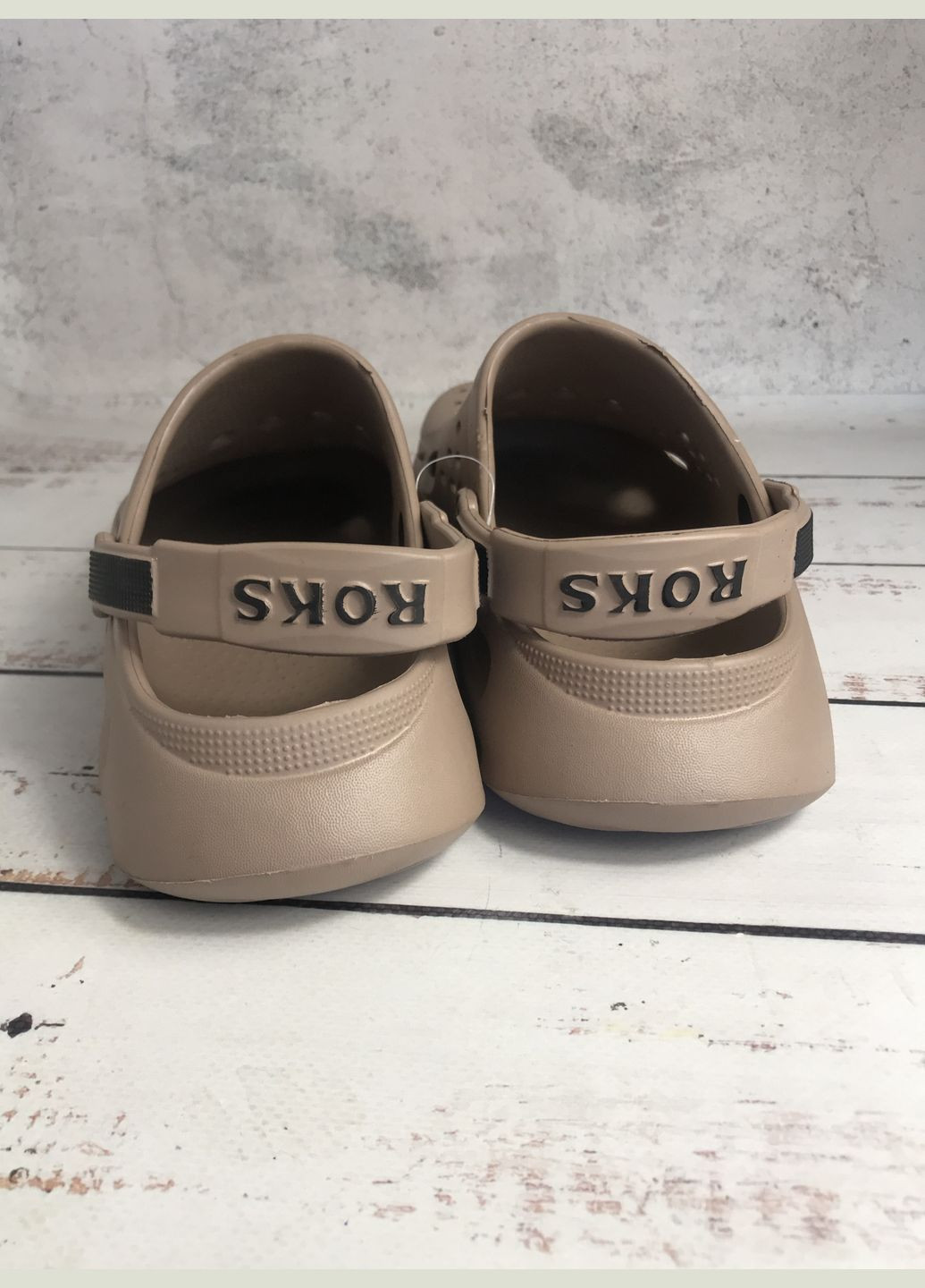 Крокси сабо дитячі на підлітків Коричневий (114) ROKS (340113332)