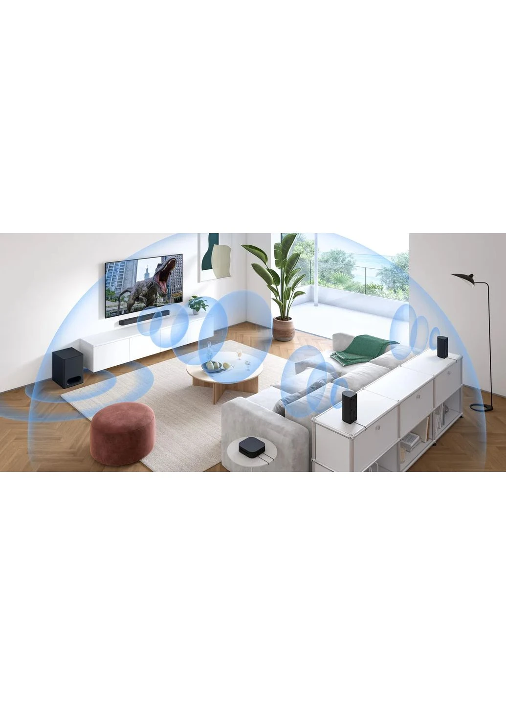 Саундбар HT-S60 1000Вт, 5.1, BT, HDMI-ARC, optical, sub, Dolby Atmos®/DTS:X® Sony (393479778)