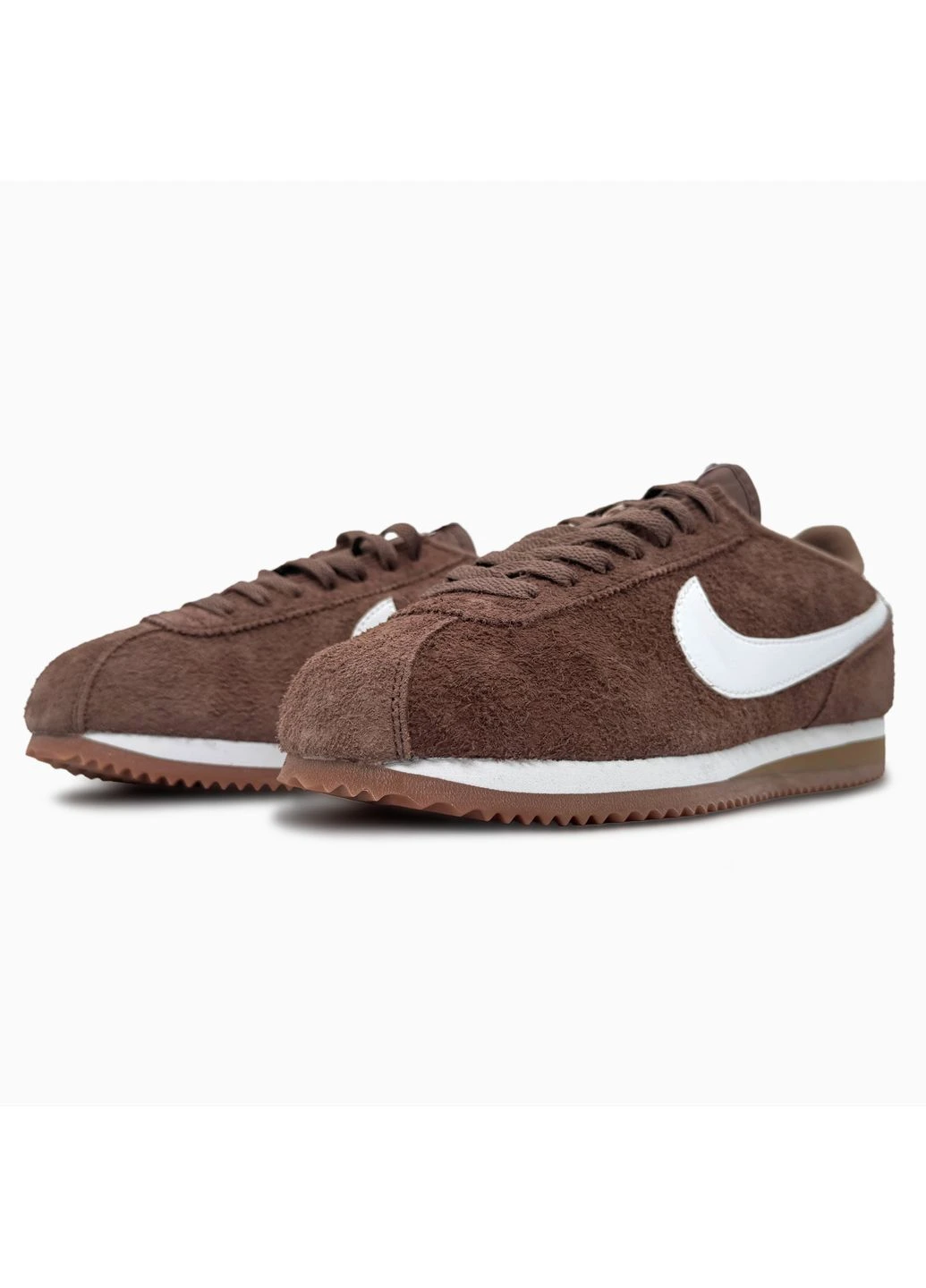 Коричневые демисезонные кроссовки мужские nike cortez light brown найк кортез коричневые No Brand