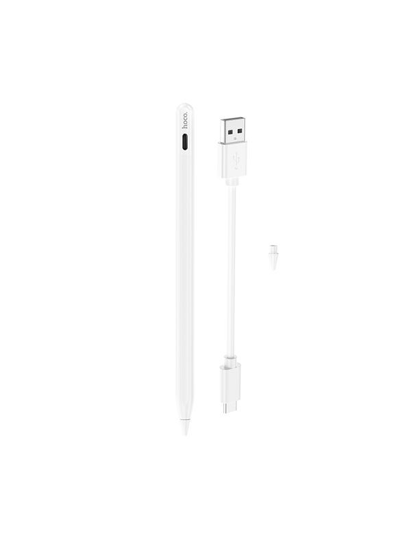 Стилус GM112 Intelligent anti-lost active capacitive pen with digital display pad dedicated White Hoco (368698219)