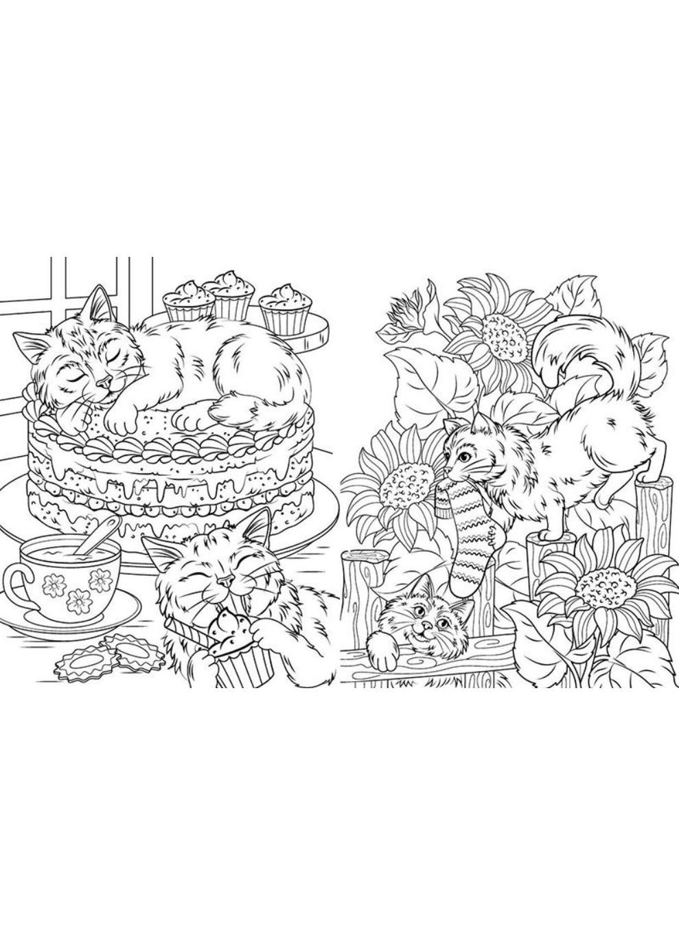 Большая книга раскрасок «Коты и собаки» - раскраска для детей (9789667617608) РАНОК (373314092)