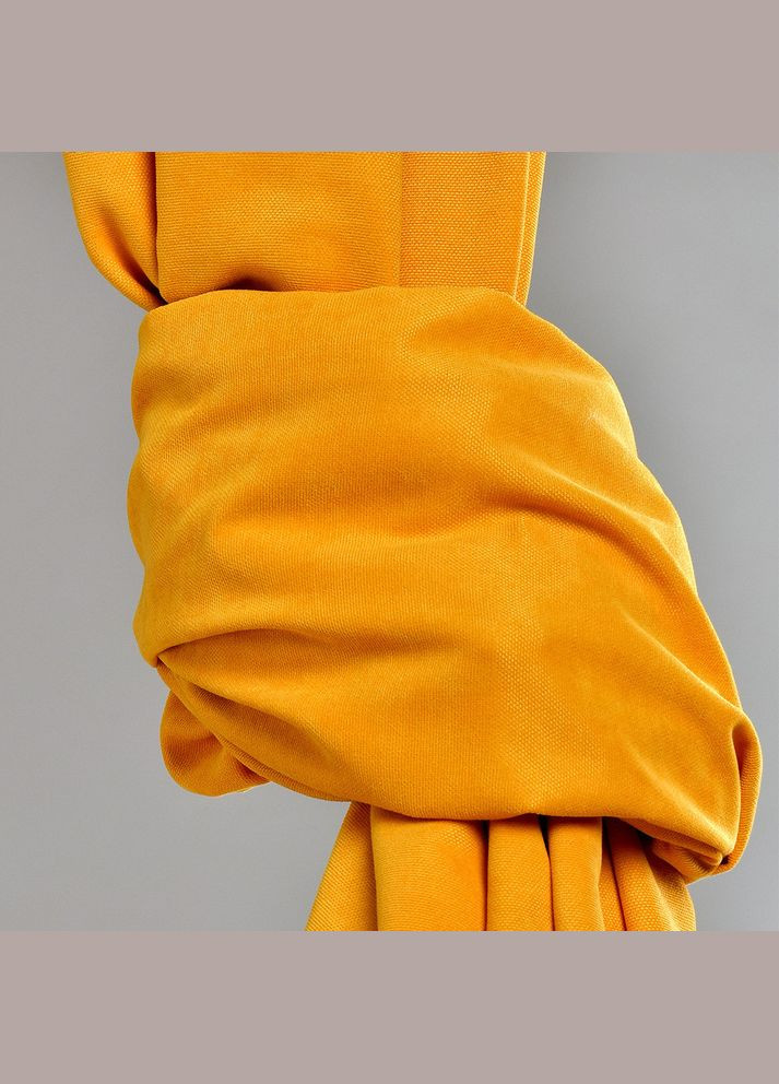 Тканина портьєрна однотонна Фонлук Canvas 290 см, 580 гр/м2, шторна тканина, тканина для штор, штори, портьєри, гардіни, жовта IDEIA (369165186)