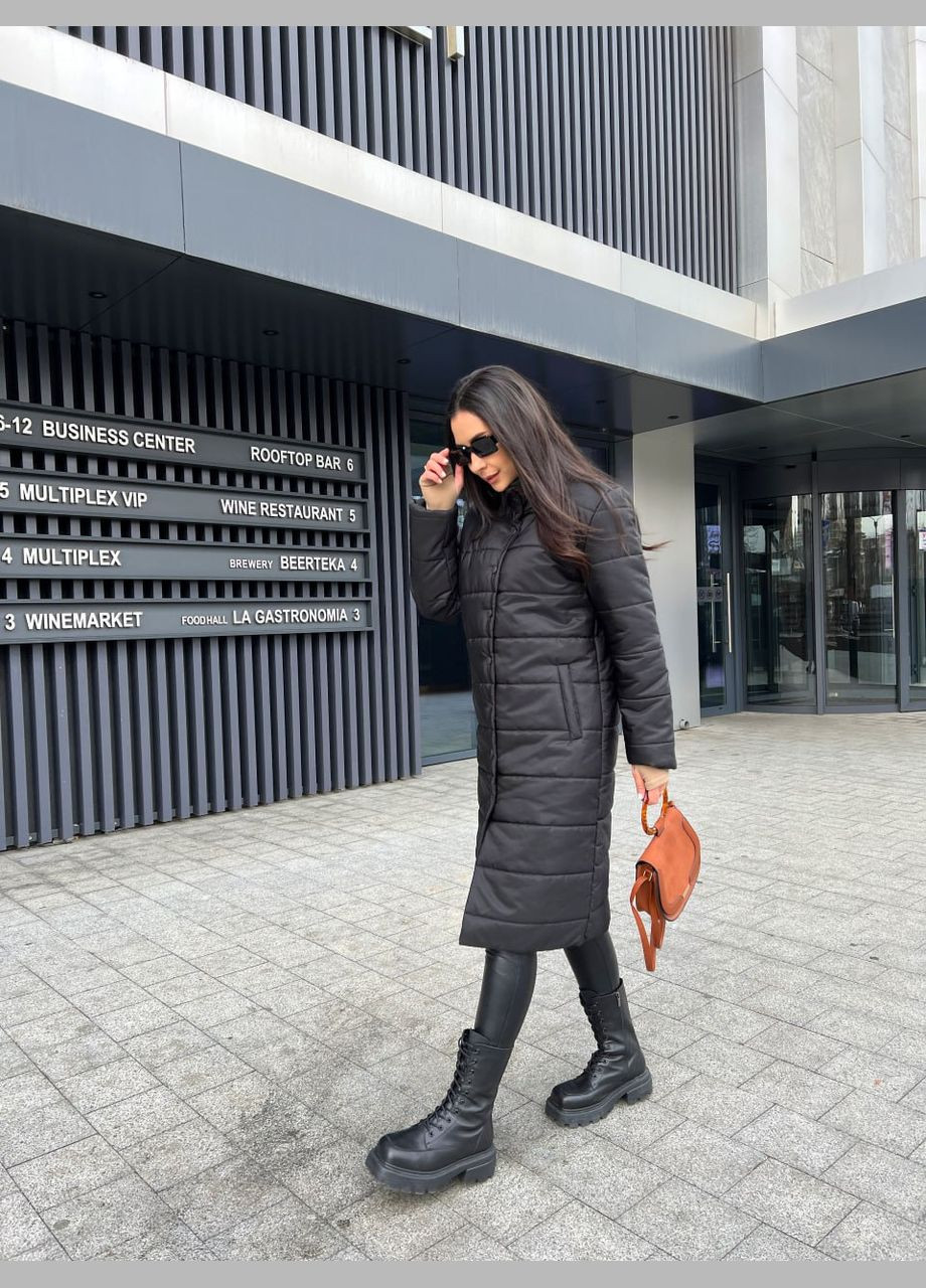 Куртка Подовжена Матова Плащівка Канада Відмінна Якість No Brand (317841250}