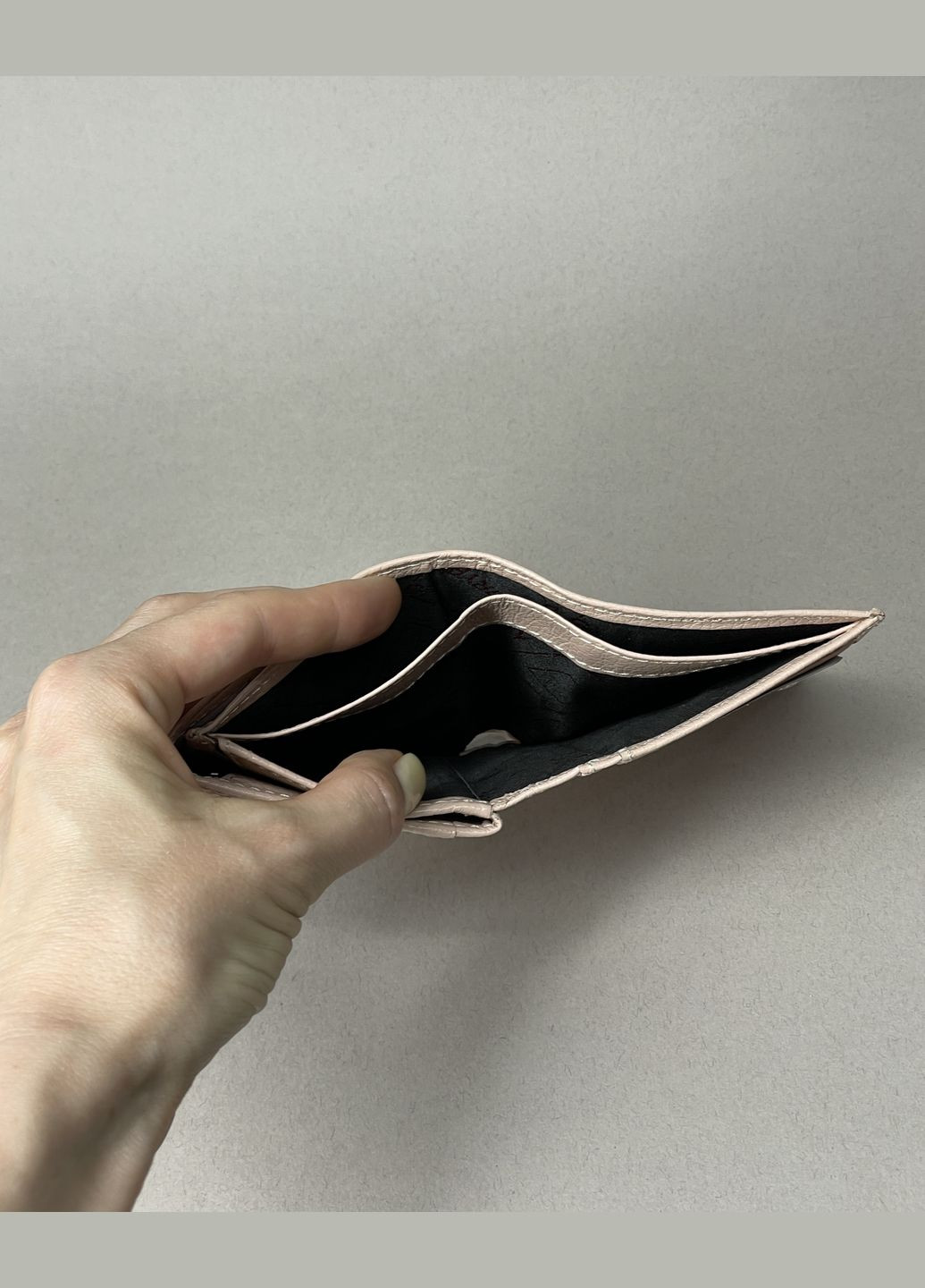 Женский кошелек из натуральной высококачественной кожи, компактный классика Karya Гаманець (348357465)