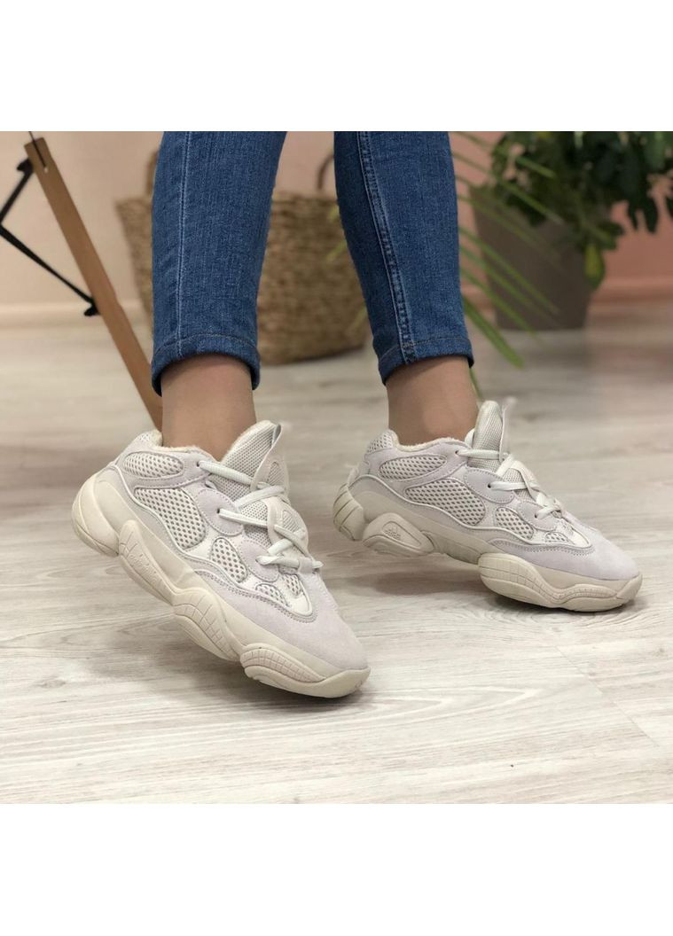Бежеві Зимовий кросівки чоловічі adidas yeezy boost 500 blush 3 адідас ізі буст No Brand
