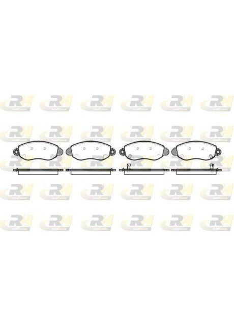 Тормозные колодки дисковые Roadhouse (364976879)