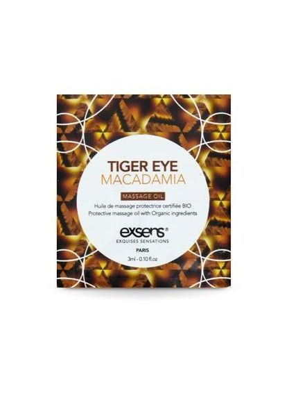 Пробник массажного масла Tiger Eye Macadamia 3мл Exsens (289874007)