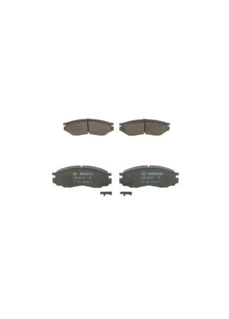 Колодки тормозные (передние) Mitsubishi L200/L400 90-07 (Akebono) 0 986 424 572 RU63 Bosch (332797829)