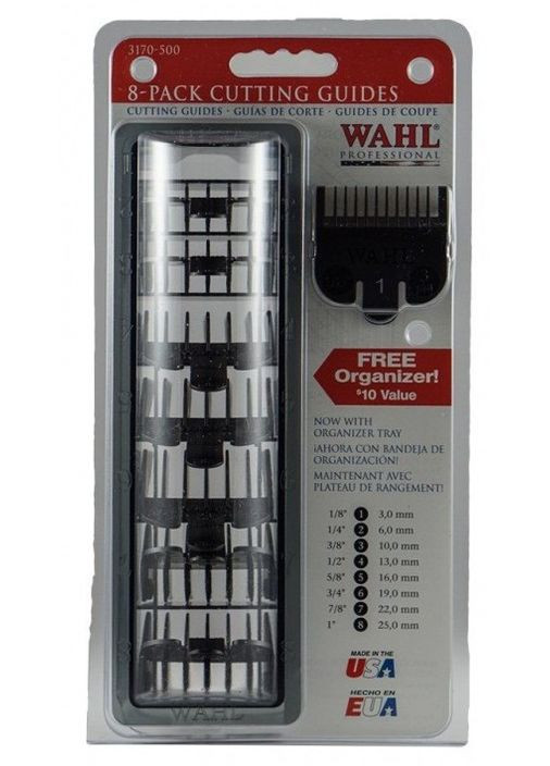 Набор насадок для стрижки, 8 шт, для машинок Magic Clip, Legend, Super Taper, Icon арт.03170-517 Wahl (328272595)