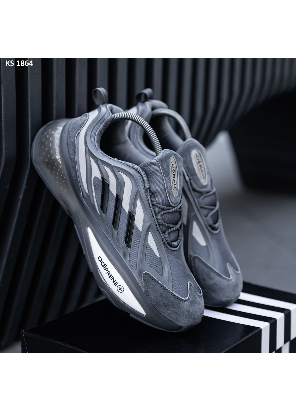 Цветные демисезонные кроссовки мужские adidas ozrah адидас No Brand