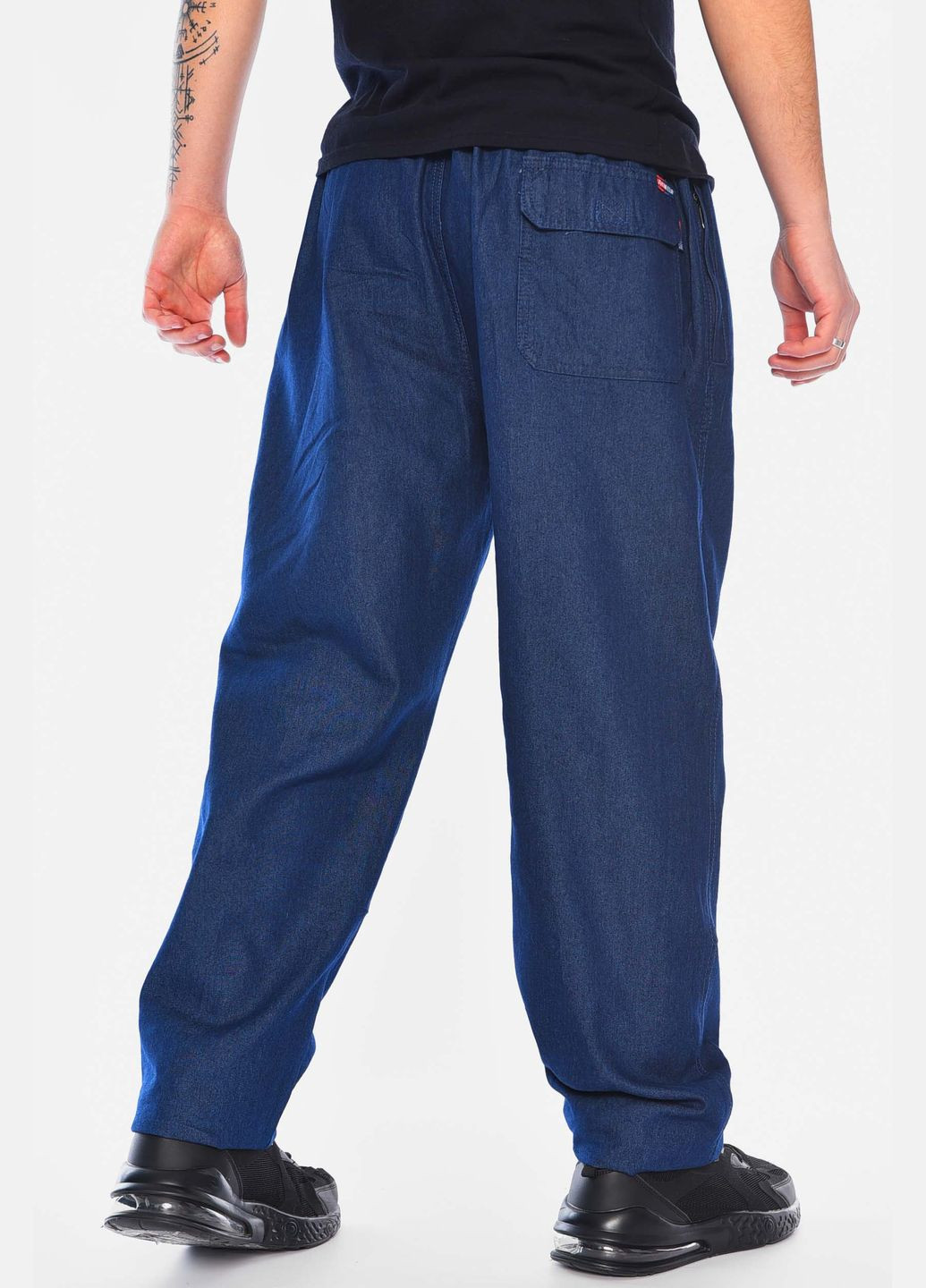 Джинси чоловічі батальні синього кольору. Let's Shop (320175678)