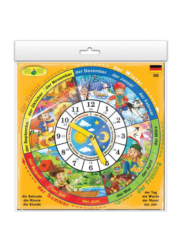 Дитяча настільна гра "Годинник" Germany 82814 німецькою мовою ЕНЕРГІЯ ПЛЮС (342330038)