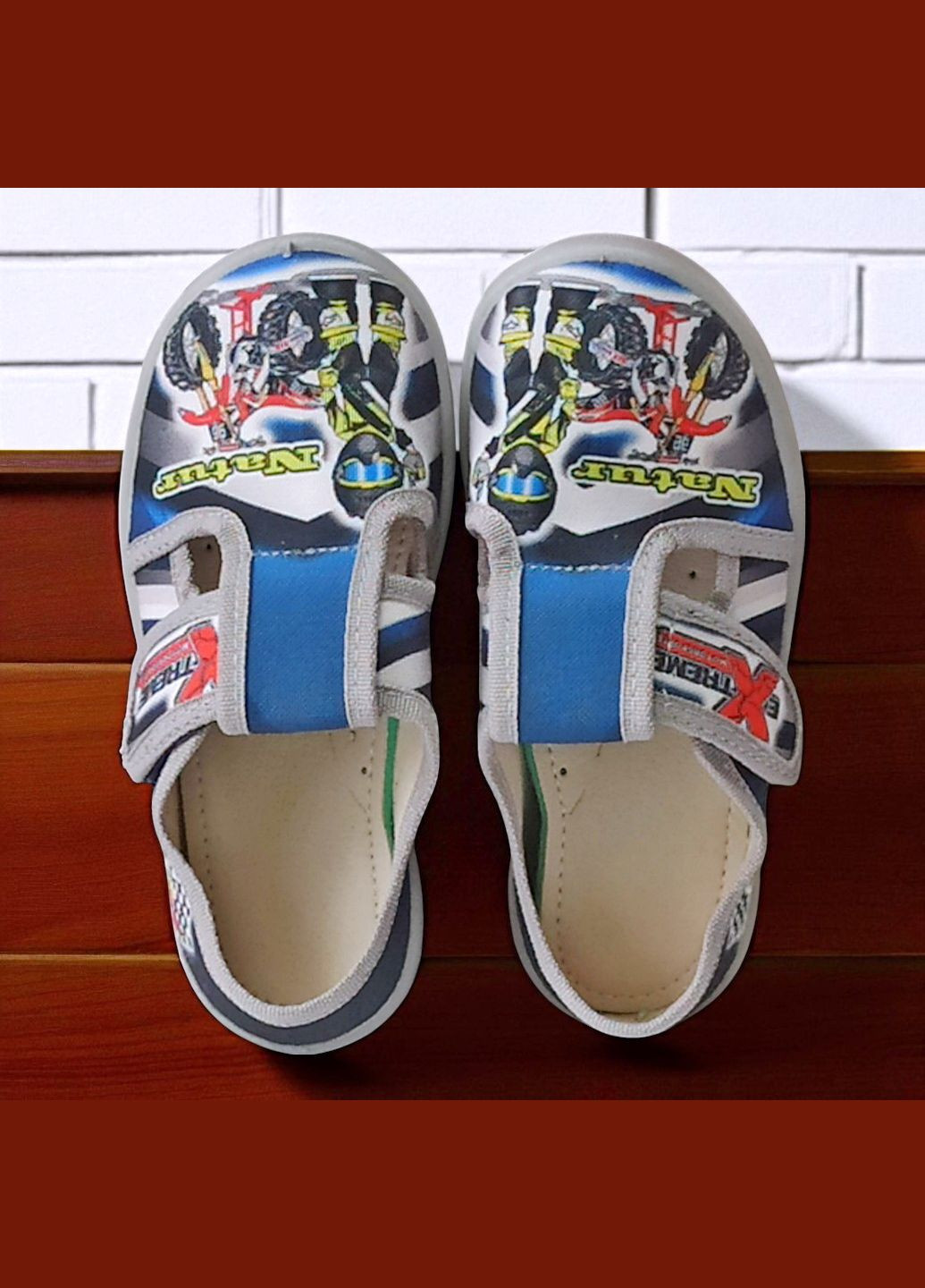 Ортопедичні тапочки на липучці капчики для хлопчика змінне взуття в садок змінка Валді Waldi (340843353)