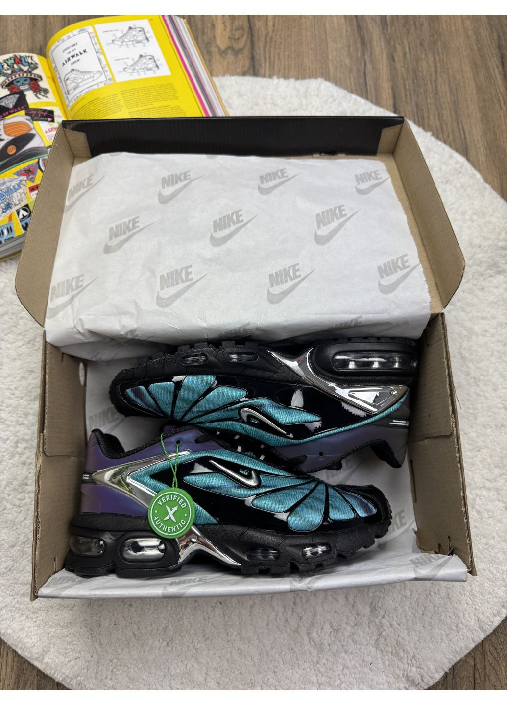 Цветные демисезонные кроссовки мужские nike air max air max tailwind 5 x skepta найк аир макс No Brand