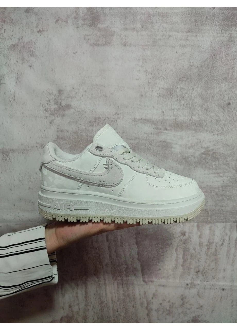 Белые демисезонные кроссовки мужские nike air force 1 low luxe summit white найк аир форс 1 белые No Brand