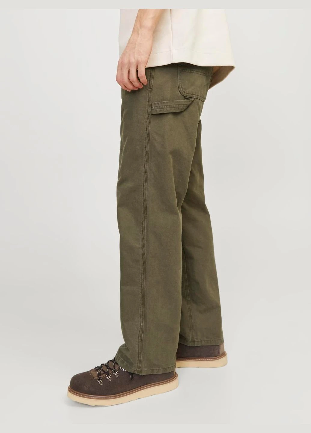 Хаки брюки Jack & Jones