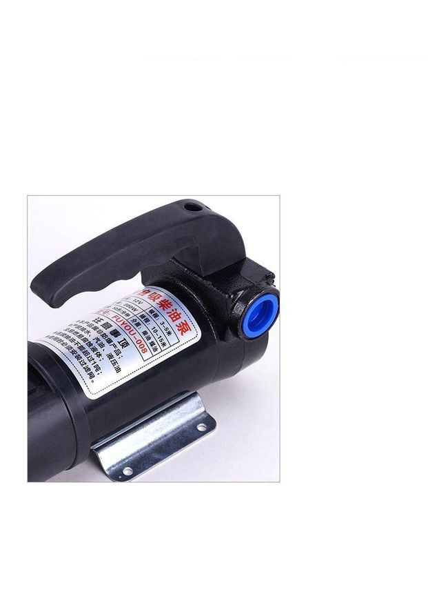 Насос електричний 12 В для перекачування палива Чорний (H051194) No Brand (360768334)