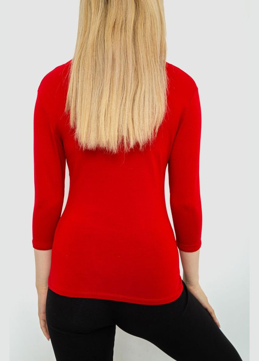 Червона футболка жіноча з подовженим рукавом Ager 186R312
