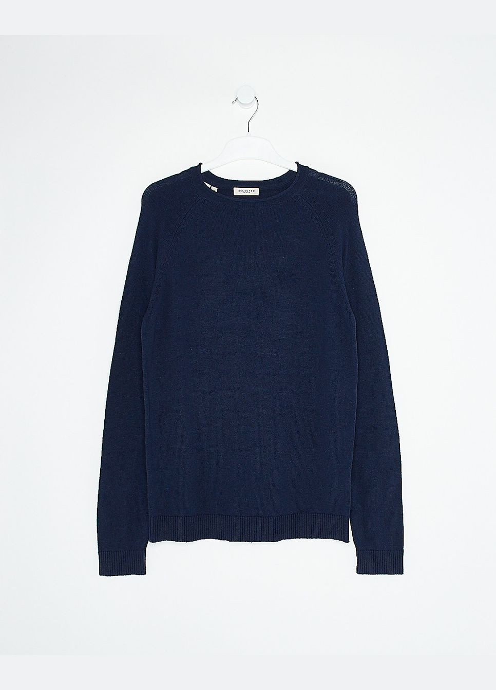 Темно-синій джемпер демісезон,темно-синій, Selected Homme