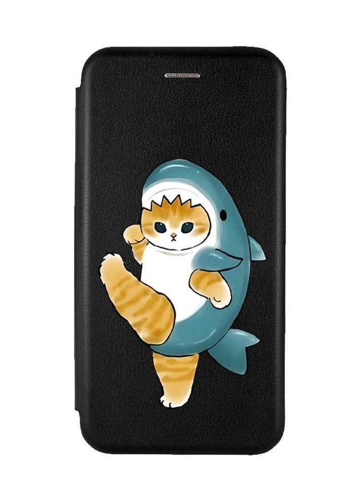 Чохол-книжка з малюнком для Samsung Galaxy A54 5G (A546) Чорний Котик акула (принт 380) Creative (355393912)